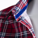 Tunika flanelowa m.F-058 bordowa komórka TM Jarosław